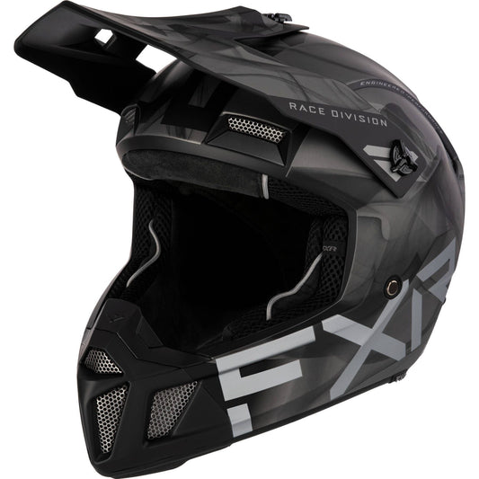 FXR Clutch Smoke Helmet Silver Size XS