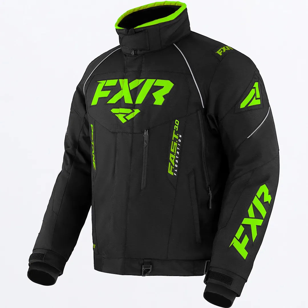 FXR Octane Jacket Men's Black/Lime Size L