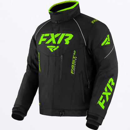 FXR Octane Jacket Men's Black/Lime Size L