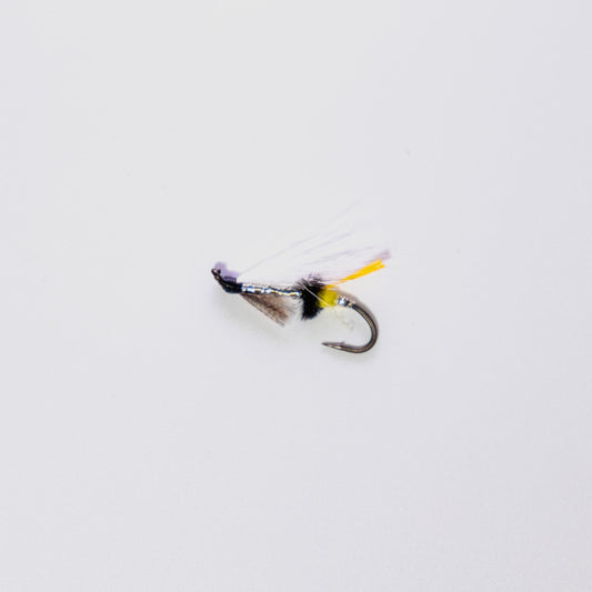 Wet Fly Silver Grey White Wing #8
