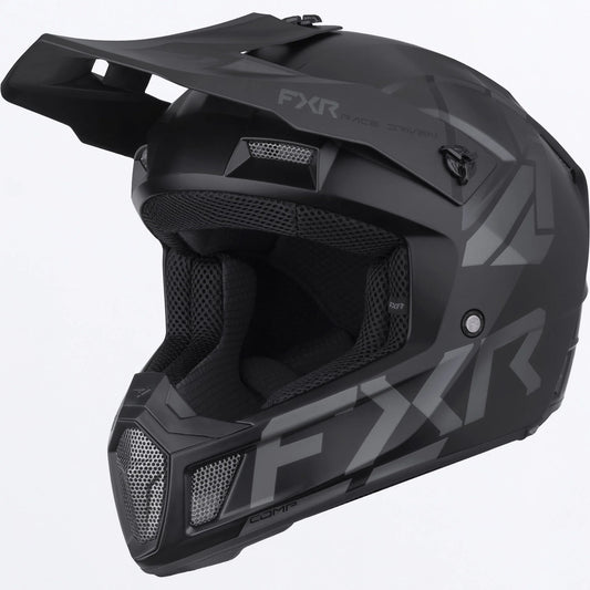 FXR Clutch Comp MX Helmet Black Ops Size 2XL