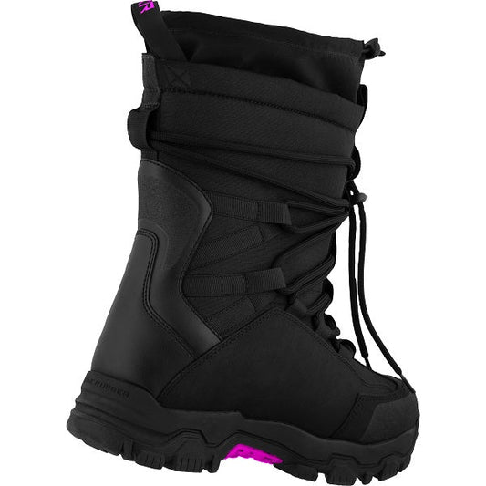 FXR X-Plore Short Boot Black/Fuchsia Women's Size 6