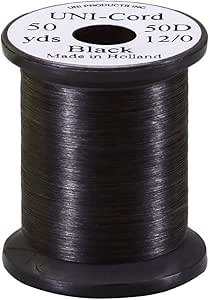 Uni-Cord Black 50yd 8/0
