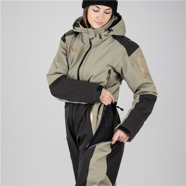 CKX Yukon 1 Piece Snowsuit Women's Titanium Size 2XL