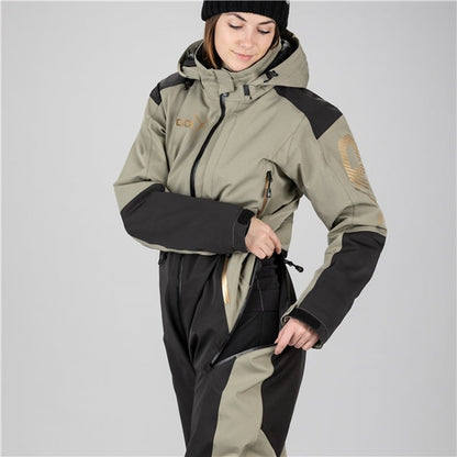 CKX Yukon 1 Piece Snowsuit Women's Titanium Size 2XL