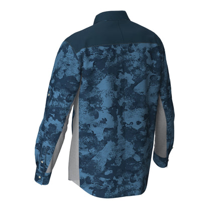FXR Cast Performance Shirt Long-Sleeve Shirt Slate Camo/Slate Size 2XL