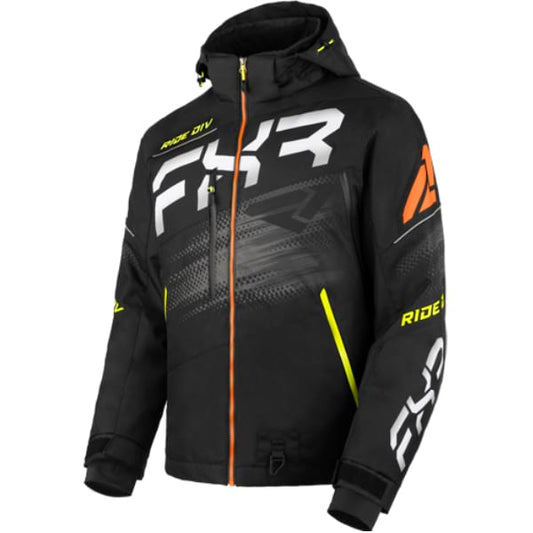 M BOOST FX 2-IN-1 JACKET BK/Hi-Vis/OR MD
