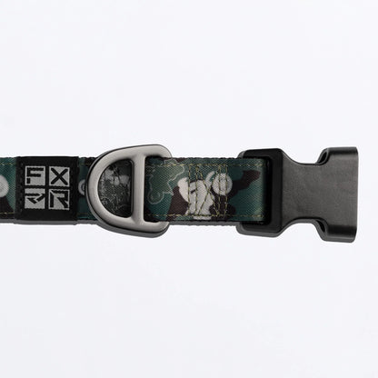 FXR Dog Collar Woodland and Bike Camo Size S
