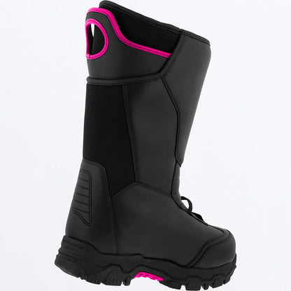 FXR X-Cross Pro-Ice Boot Women's Black and Fuchsia Size 10