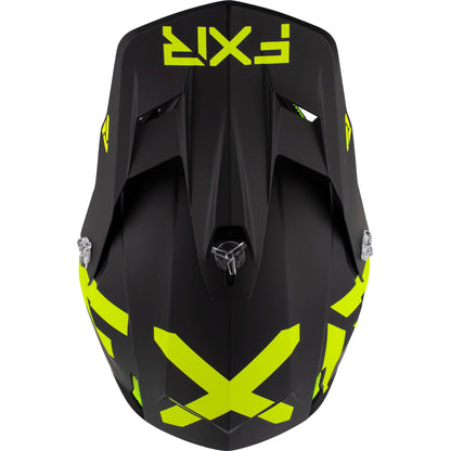 FXR Clutch Helmet Black and HiVis Size XS