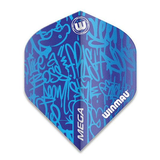 Winmau Mega Standard Flights Blue