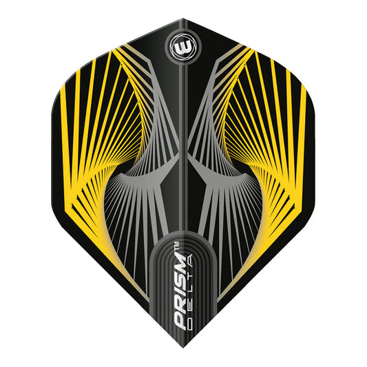 Winmau Prism Delta Flights Yellow and Grey