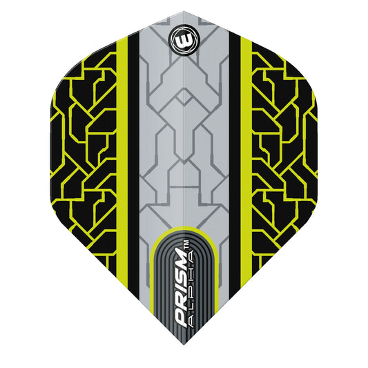 Winmau Prism Alpha Flights Green Crackle