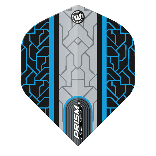 Winmau Prism Alpha Flights Blue Crackle