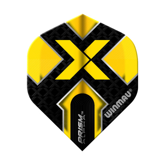Winmau Prism Alpha Flights Yellow