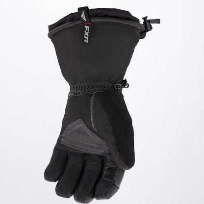 FXR Leather Gauntlet Glove Black Size 3XL