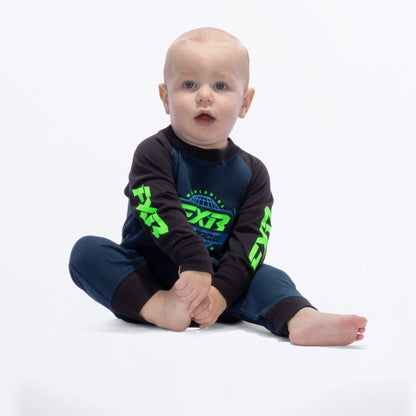 FXR Race Division Onesie Midnight/Lime Size 0-6 Months