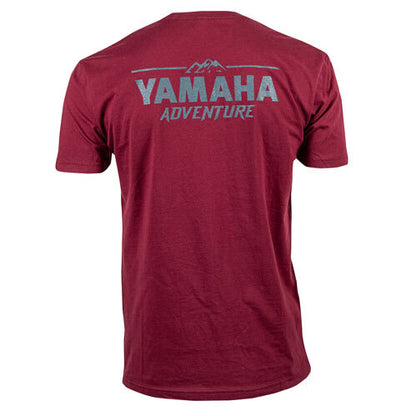 Yamaha Adventure T-Shirt Men's Maroon Size M