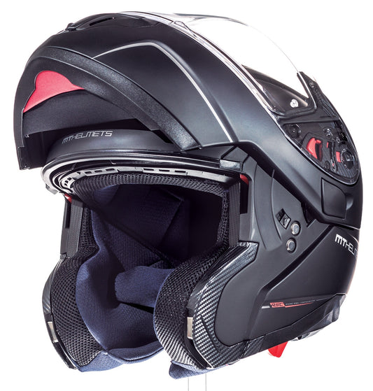 Atom Helmet SV Solid E/S BLK MAT SM