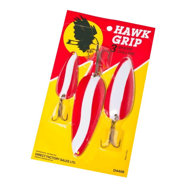 Hawk Grip Red Devil Spoons Assorted 3pk