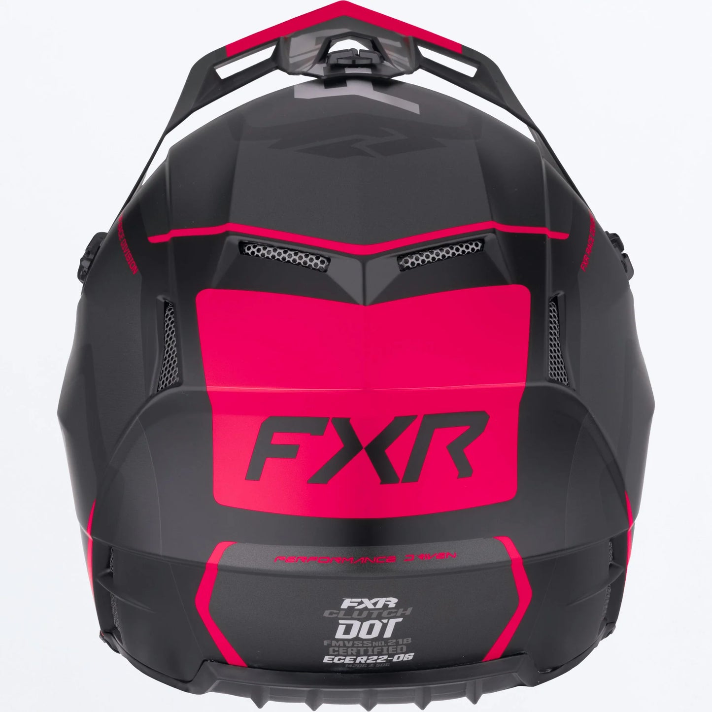 FXR Clutch EVO Helmet Black/Razz Size M