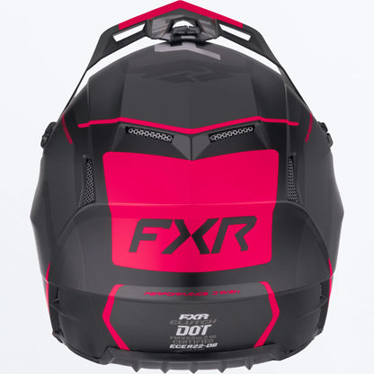 FXR Clutch EVO Helmet Black/Razz Size M