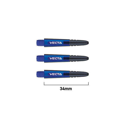 Winmau Vecta Dart Shafts Blue Short