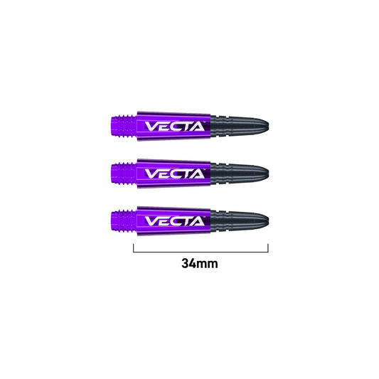 Winmau Vecta Dart Shafts Purple Short
