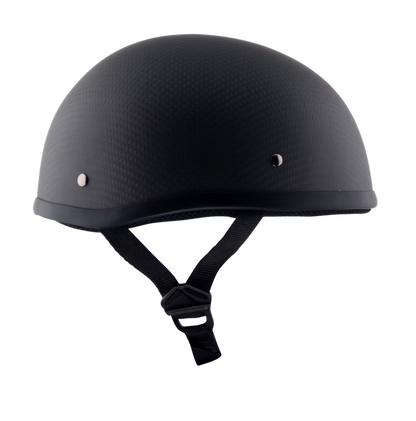 Classic QR Beanie Helmet Without Visor D-RIng Dull Carbon Size L