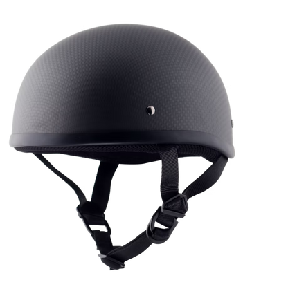 Classic QR Beanie Helmet Without Visor D-RIng Dull Carbon Size L