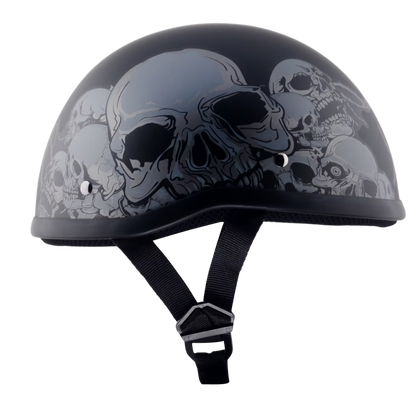 Classic Beanie Helmet QR Skull Size LG