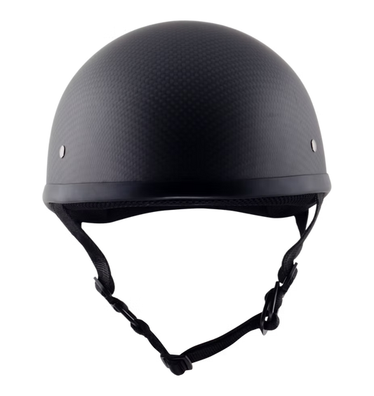 Classic QR Beanie Helmet Without Visor D-RIng Dull Carbon Size L