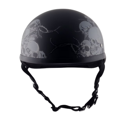 Classic Beanie Helmet QR Skull Size LG