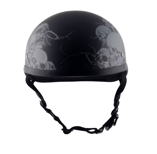 Classic Beanie Helmet QR Skull Size LG