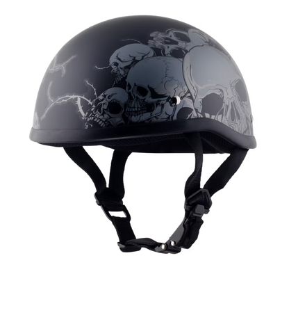 Classic Beanie Helmet QR Skull Size LG