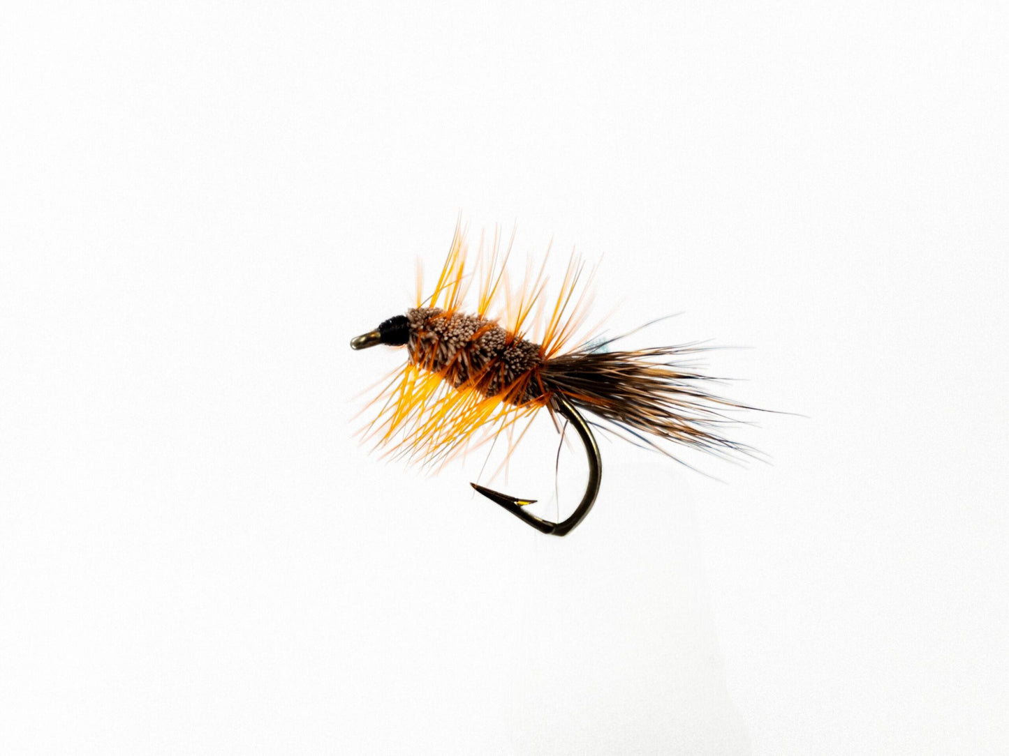 Dry Fly Orange Hackle Natural Body Bug
