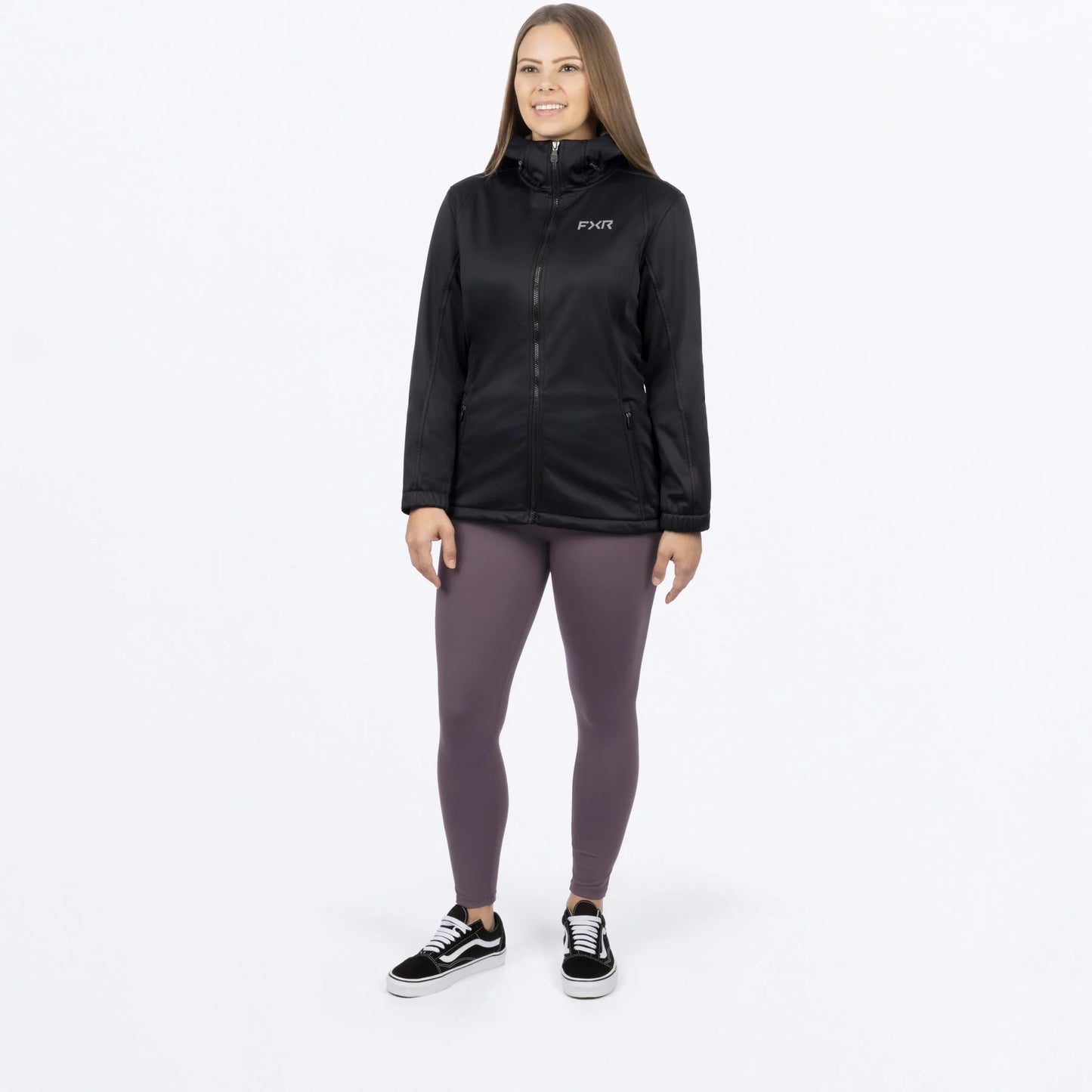 FXR Pulse Softshell Jacket Women's Black and Grey Size 7