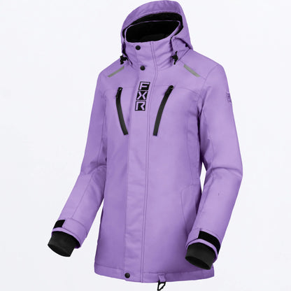 FXR Aerial Jacket Women's Lilac and Black Size 6