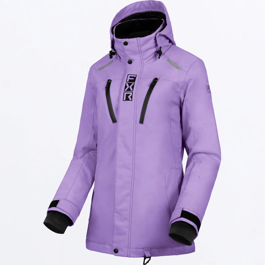 FXR Aerial Jacket Women's Lilac and Black Size 8