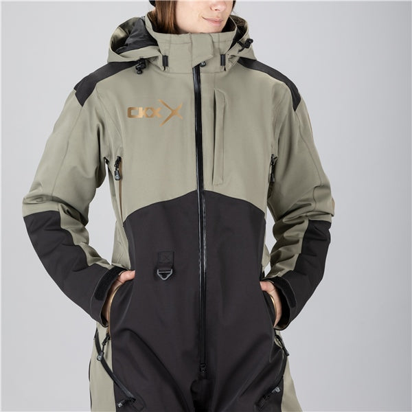 CKX Yukon 1 Piece Snowsuit Women's Titanium Size 2XL