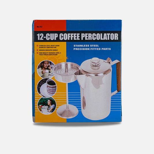 North 49 Stainless Steel 12-Cup Coffee Perculator