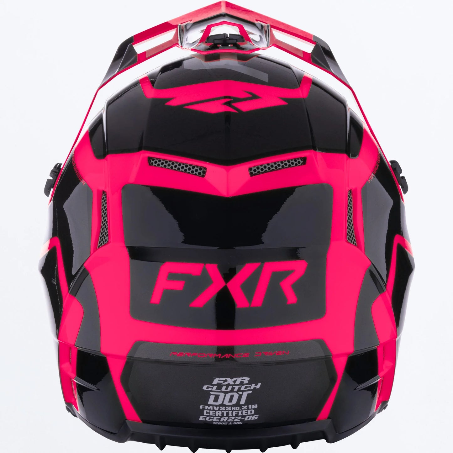 FXR Clutch EVO Helmet Youths' Black/Razz Size XL