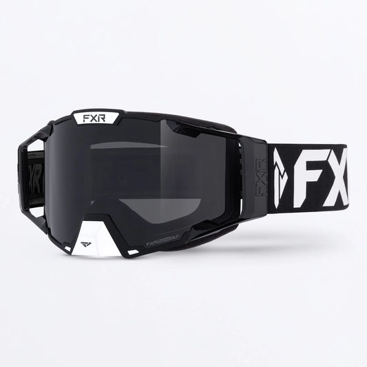 FXR Pilot Goggles Black and White
