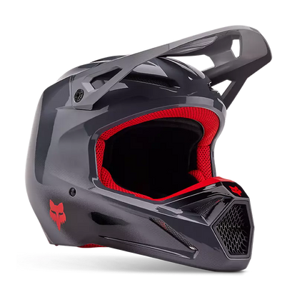 Fox V1 Intfere Helmet GY/RD XL