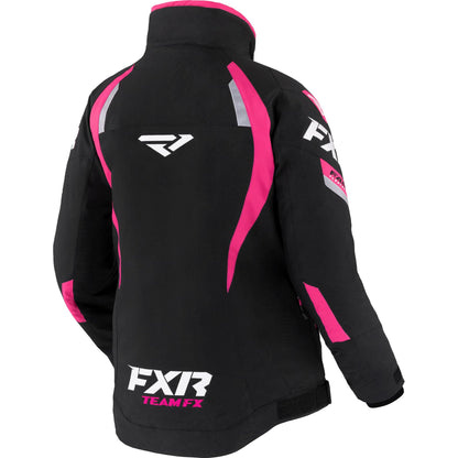 FXR Team FX Jacket Women's Black and Fuchsia Size 4