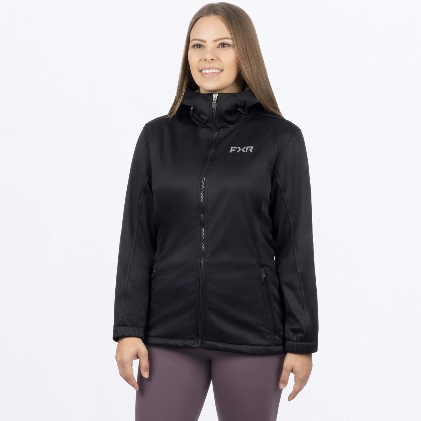 FXR Pulse Softshell Jacket Women's Black and Grey Size 7
