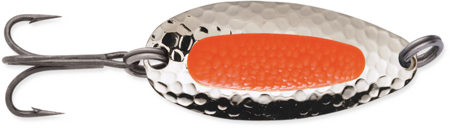 Blue Fox Pixee Spoon Nickel Plated/Fluorescent Orange 1/2oz