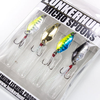 Lunkerhunt Micro Spoons Assorted 1/8oz 4pk
