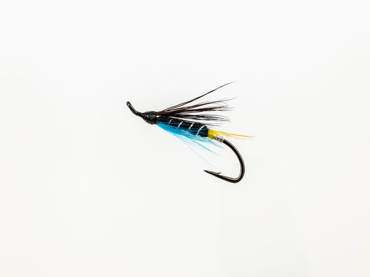 Wet Fly Blue Charm Yellow Butt #4