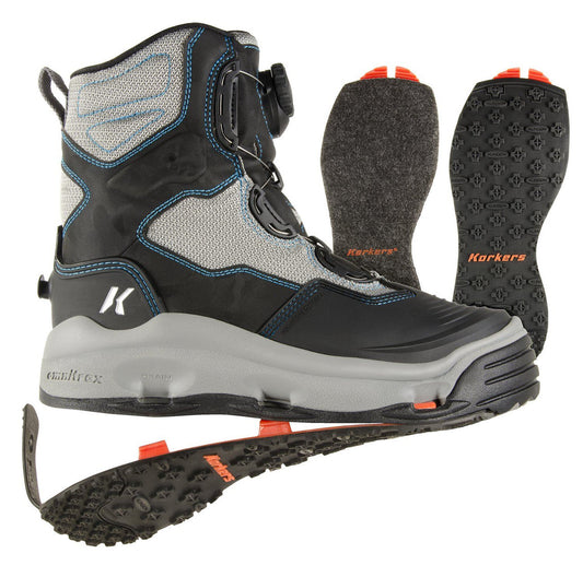 Korkers Women's Darkhorse Wading Boot Size 7